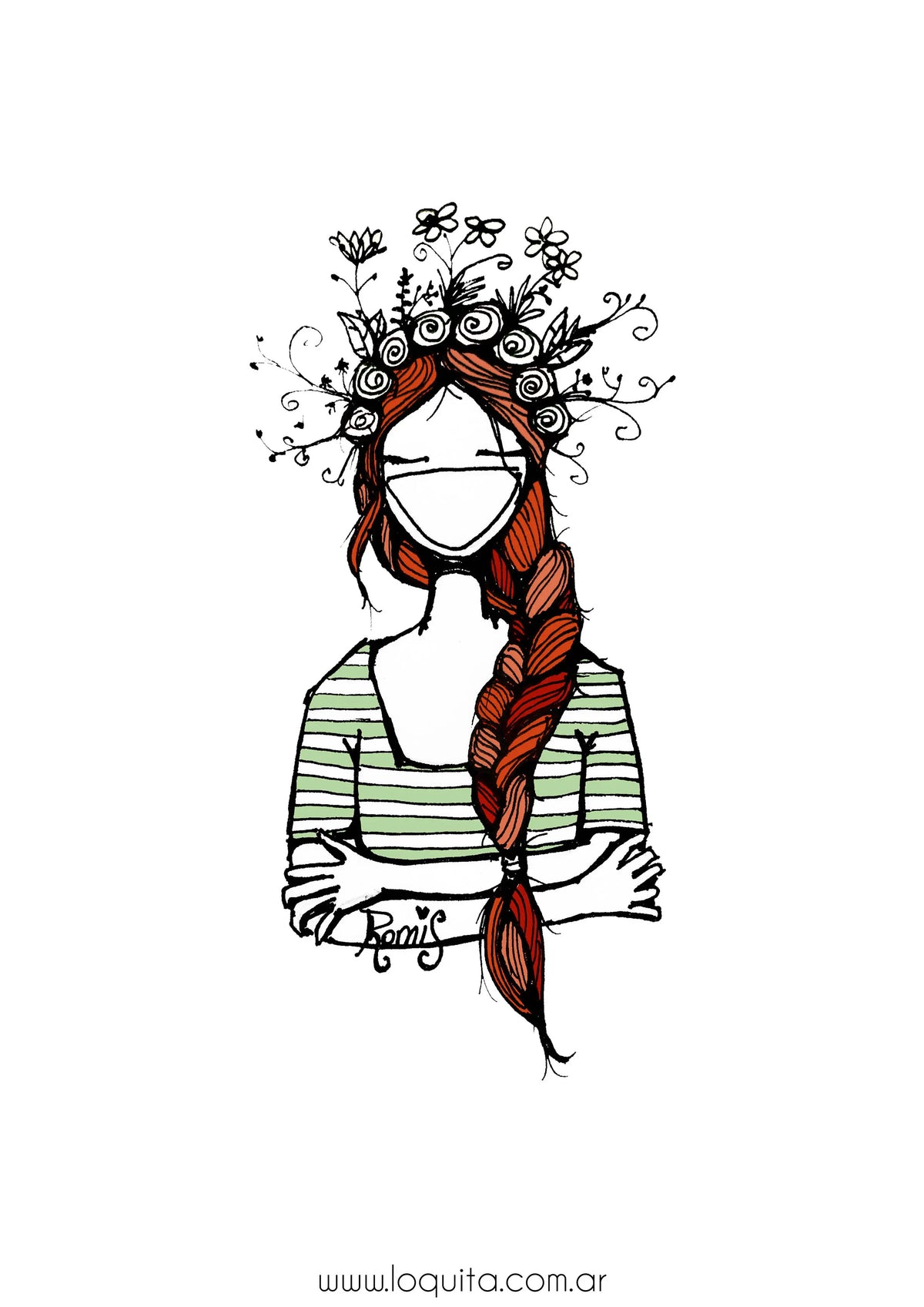 Dibujo Primavera en mi Cabeza