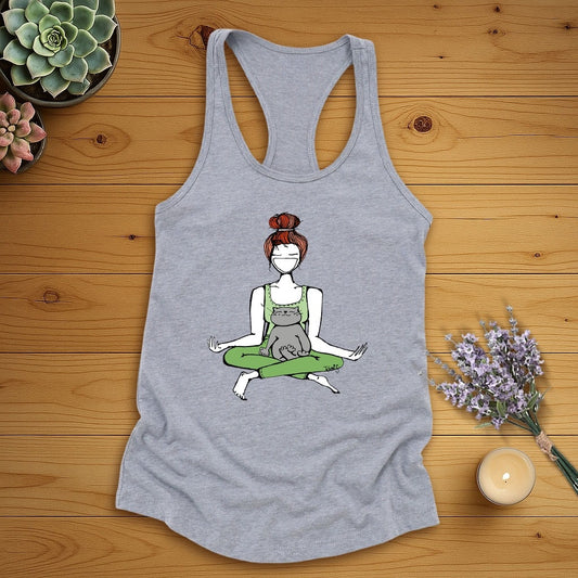 Cat-like Meditation Tank Top